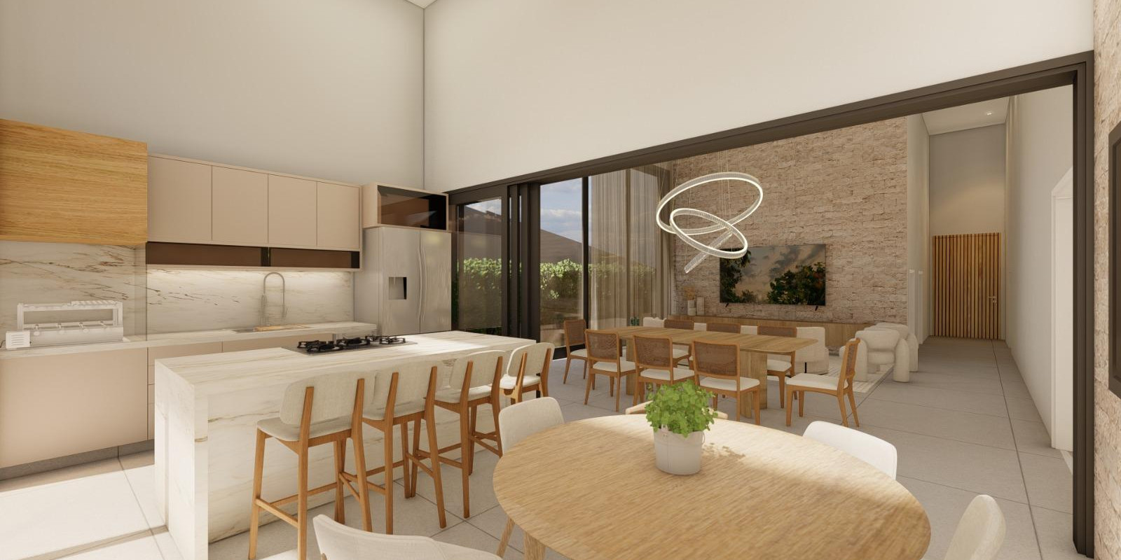 Casa mobiliada com 4 suítes, piscina e lazer completo – Alphaville - Foto 6 de 15