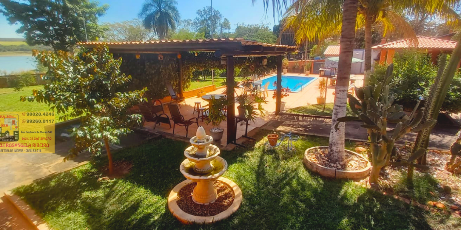 Sítio 3 Suítes às margens do Rio Grande